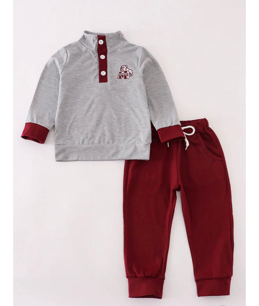 MSU Boys Long Sleeve Outfit Set