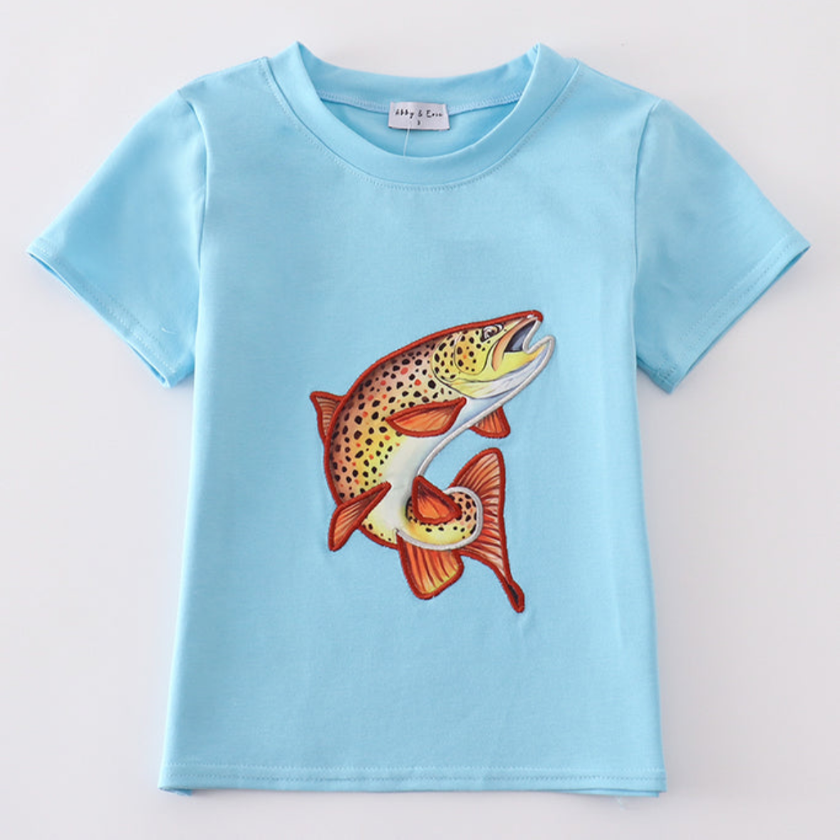 Boys Short Sleeve Fish Tee
