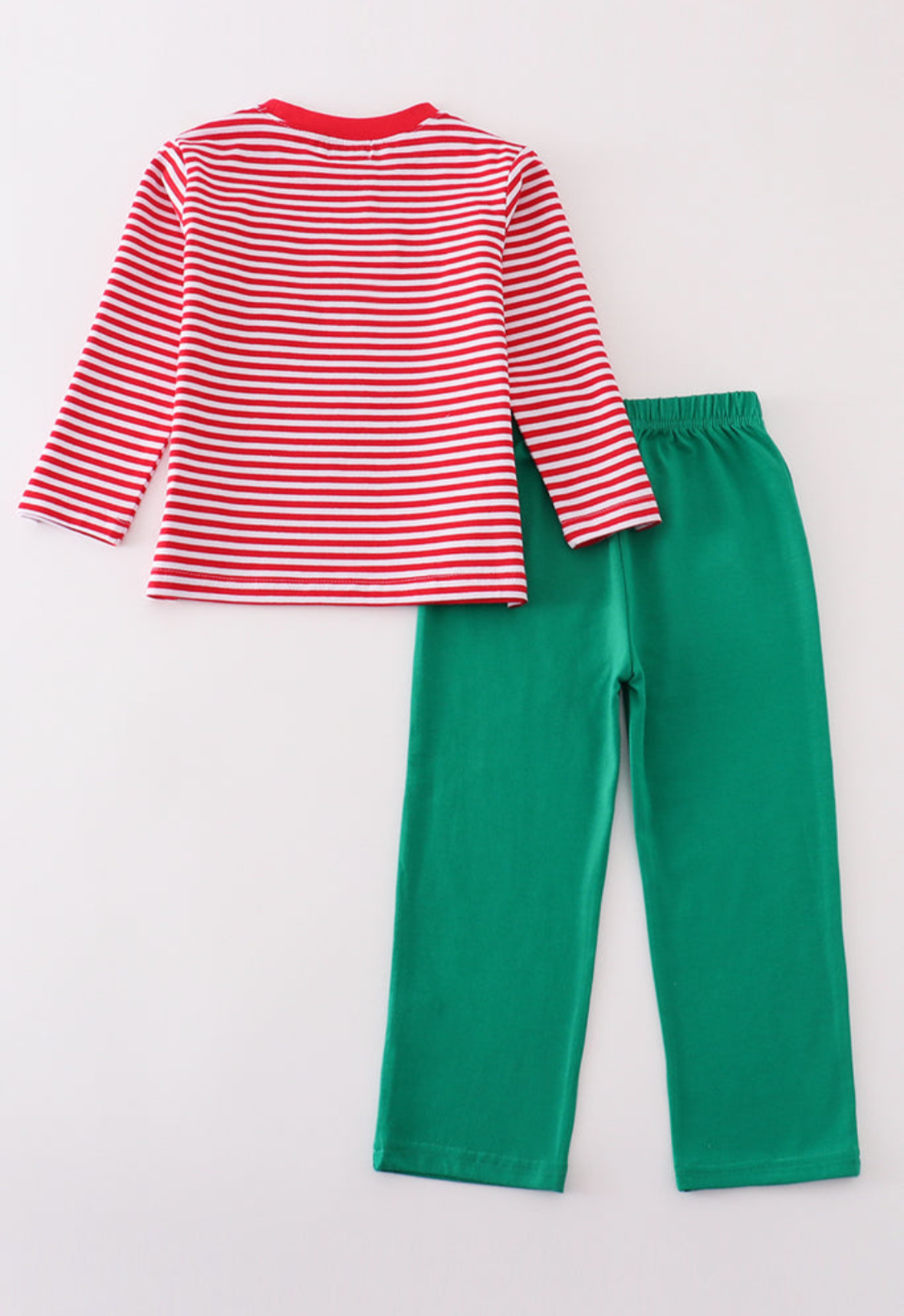 Boys Red and Green Dino Set