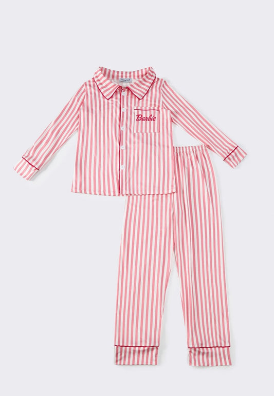 Adult Striped Barbie Pajamas
