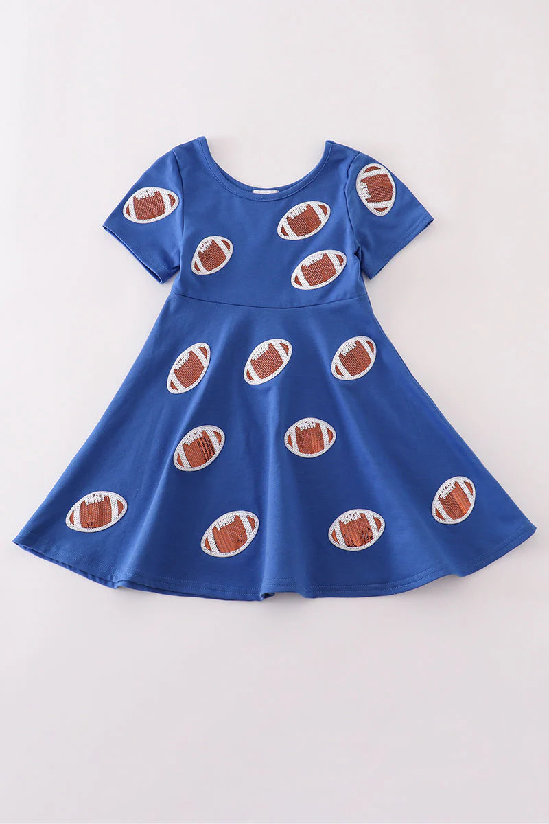 Sequin Football Girls Dress