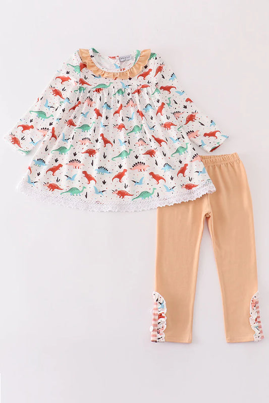 Dino Print Girls Set