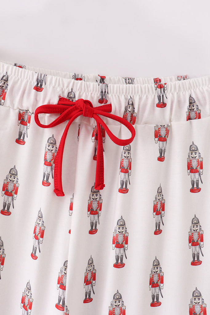 Adult Mens Red Nutcracker Christmas Pajama Pant